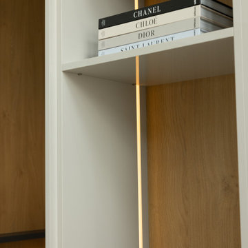 Modern Architectural Millwork Feature Wall & Stair Paneling