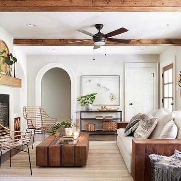 Eclectic Coastal Living Rooms - Ottawa, ON