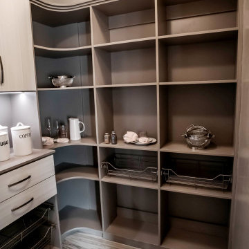 Modern Custom Kitchen Pantry Design for a Model Home