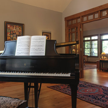 Craftsman Home with Antique Car Garage