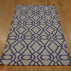3'x6' Runner Geometric Durie Kilim Flat Weave Hand Woven Oriental Rug