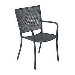 Podio Stacking Arm Chair By Emuamericas - Outdoor Lounge Chairs