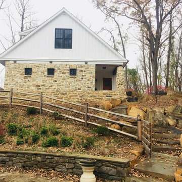 Timber Frame Carriage House in Berwyn