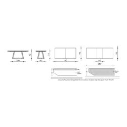 MEZZO Angolo Dining table Bacher - Dining Tables