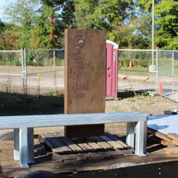 Event Center Corten Signage