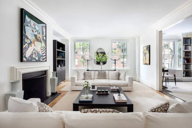Living room photo in New York