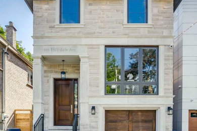 Example of a trendy exterior home design in Toronto