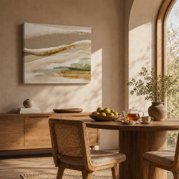 Sage & Sand – Organic Landscape Wall Art