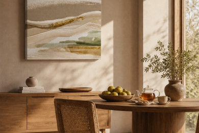 Dining room - contemporary dining room idea in Other