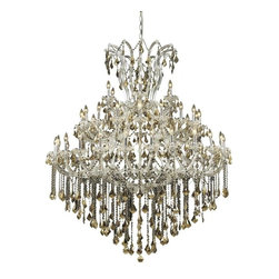 Elegant Lighting - Elegant Lighting 2800G60C-GT/SS Chandelier Maria Theresa - Ceiling Lighting