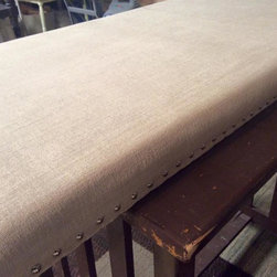 From Coffee Table To Bench for $40 - Upholstered Benches