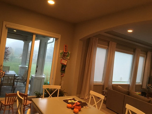 Curtains On Sliding Door Home Help Reviews Houzz