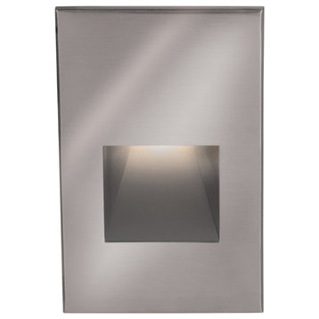 WAC Lighting WL-LED200F LEDme 5" Tall LED Step and Wall Light - Stainless Steel