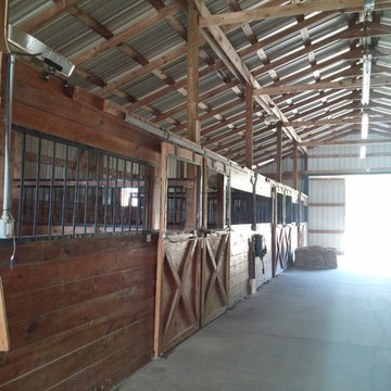 Quality Craftsmanship with tongue and groove stalls at 307 Bacon RD Rougemount N