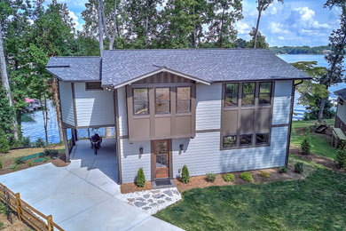 Example of a trendy exterior home design in Charlotte