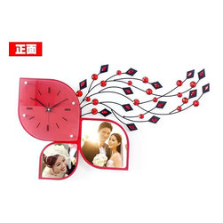 Fashionable Creative Modern Novelty Shape Sitting Room Wall Clock - S141R - Wall Clocks