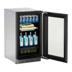 18" Glass Door Refrigerator (3018RGLINT) - Refrigerators