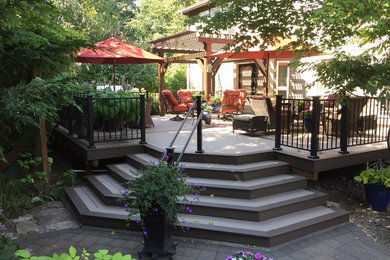 Example of an arts and crafts home design design in Seattle