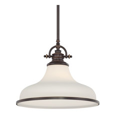 Quoizel GRT2814 Grant 1 Light 13.5"W Pendant - Palladian Bronze