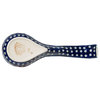 Polish Pottery Spoon Rest, Pattern Number: 166a