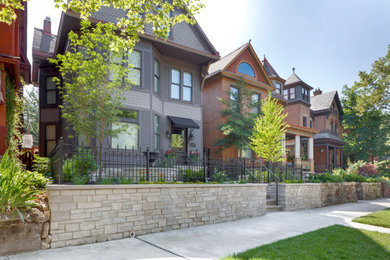 Example of a trendy home design design in Columbus