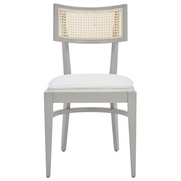 Safavieh Galway Cane Dining Chair, Grey/Natural