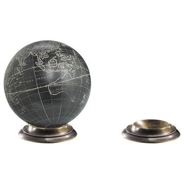 Aluminum Globe Base, Duotone Bronze