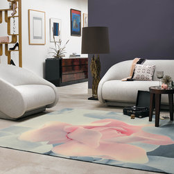 Porcelain Rose Rugs 57402 by Ted Baker - Rugs