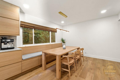 Inspiration for a dining room remodel in Orange County