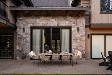 Example of an exterior home design in Seattle