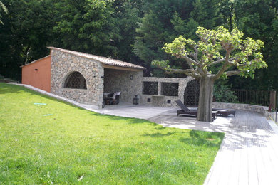 Aménagement d'un jardin.