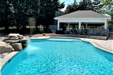 Example of a trendy pool design in DC Metro