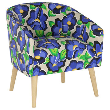 Pfifer Deco Chair, Carla Floral Blue