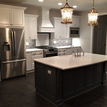 Traditional kitchen with modern touch