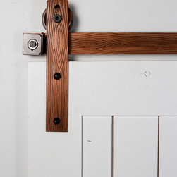 Rustica Hardware - Texture Series Wood Barn Door Hardware - Barn Door Hardware