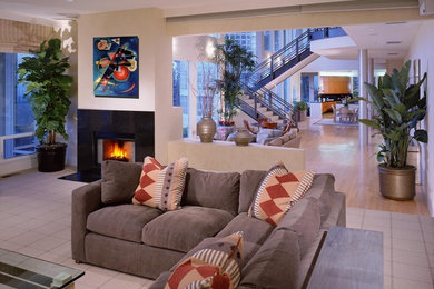 Trendy living room photo in San Francisco