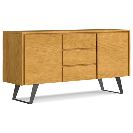 Lowry Sideboard Buffet, Oak Veneer