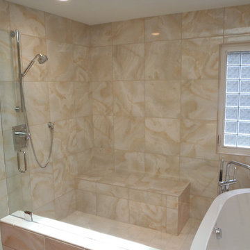 Raleigh NC Aging in Place Euro Shower and Tub