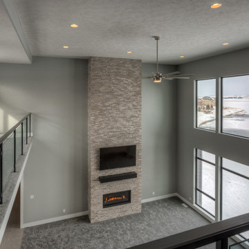 Custom 1.5-story modern w/ 21' Ceilings