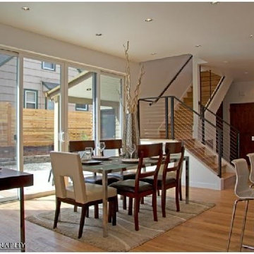 Beaumont-Wilshire Contemporary Home Dining Room