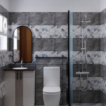Geometric Stone Bath
