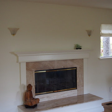 Inside mount Roman shades with continuous cords