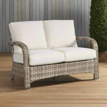 South Sea Rattan Driftwood Bay Loveseat