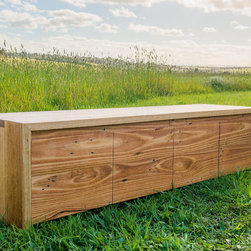Easter Reef modern timber entertainment unit - Entertainment Units