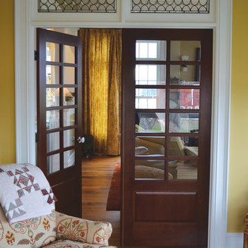 True Divided 12-Lite Cherry Doors