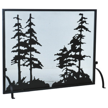 50"x38" Tall Pines Fireplace Screen