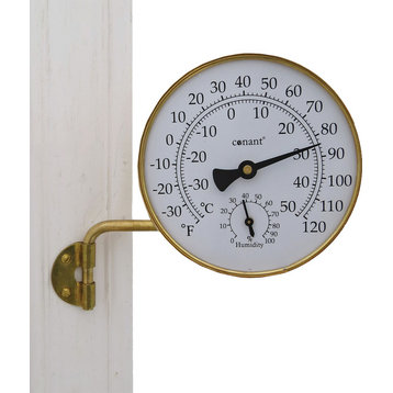 Vermont Weather Station, Living Finish Brass