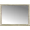 37"x27" Custom Framed Mirror, Silver Gold