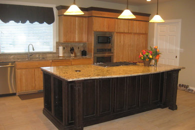 Transitional kitchen photo in Other