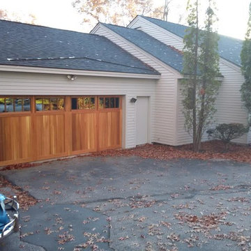 Cedar Overlay Garage Door